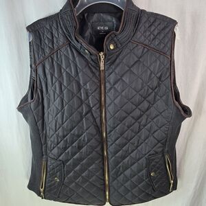 Active Wear womens_zipper closure vest size 2XL in black